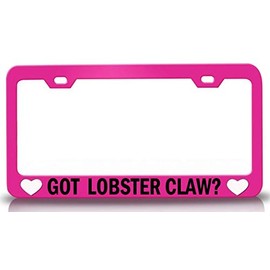 Custom Brother - GOT Lobster Claw Flowers Metal Car SUV Truck License Plate Frame Pn b16
