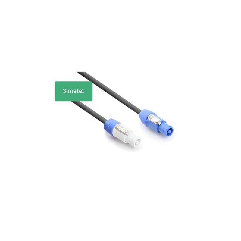 PD Connex Powercon (A/B) Cable - 3 Metres