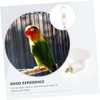 Comedero para Loros Bebedero De Plástico Accesorio para Aves Diseño