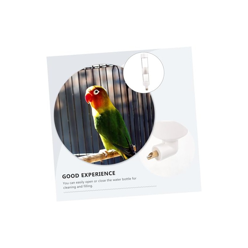 Comedero para Loros Bebedero De Plástico Accesorio para Aves Diseño