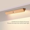 2pcs Under Cabinet Lights Wireless，Motion Sensor Closet Lights，Wooden Wireless USB