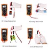 Digital Multimeter with Premium Probes, Measures AC/DC Voltage, Current, Resistance,