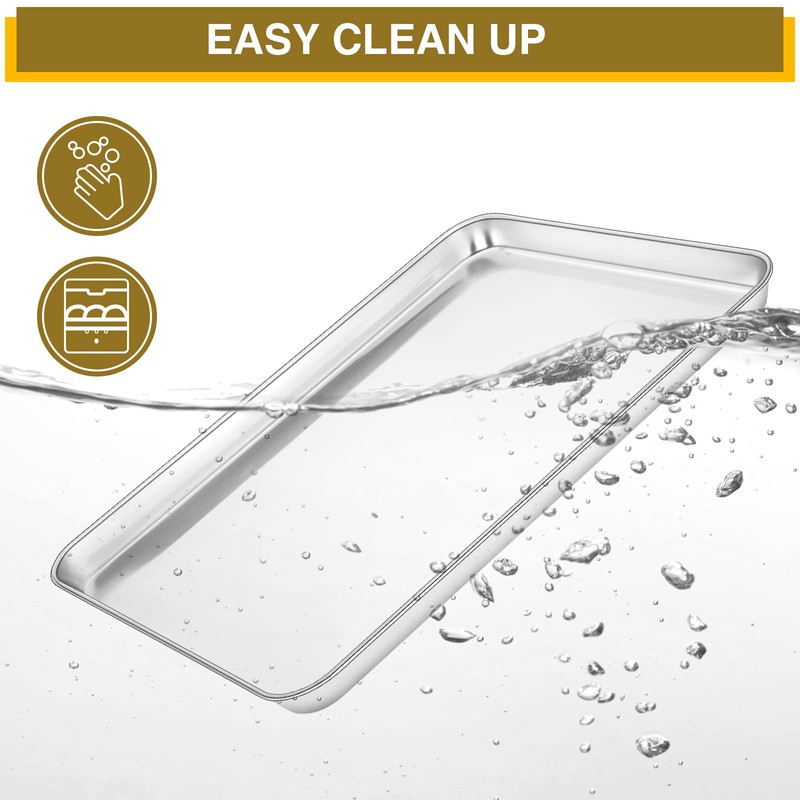 Wildone Baking Sheet & Rack Set [2 Sheets + 2