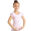 Capezio Glitter Glam Puff Sleeve Leotard - Girls, Pink, Large
