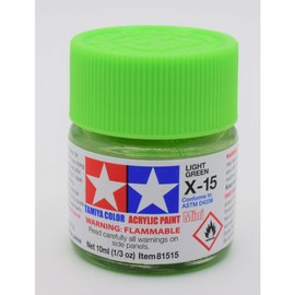 TAMIYA USA TAM81515 Acrylic Mini X15 Light Green