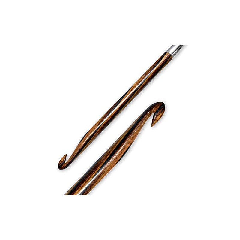 Prym 3.5 - 8 mm Tunisi Crochet Hooks Set, Natural