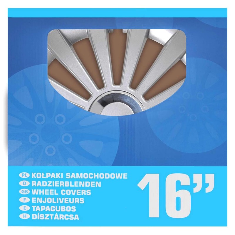 ProPlus Meridian Wheel Trims Set 16 Inch 4 Pieces in