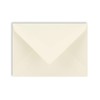 25 envelopes in natural white with gold lining, DIN C7