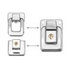 uxcell 41mm x 28mm Metal Small Size Suitcase Hasp Catch
