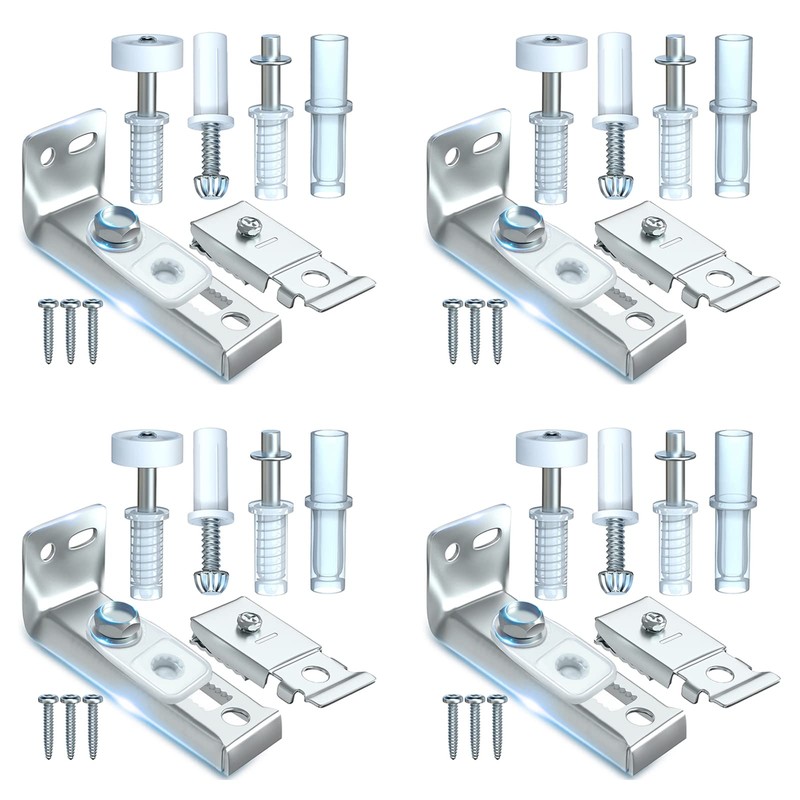 Bi-fold Door Hardware Repair Kit - 4 Pack Closet Door