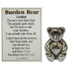 Burden Bear Zinc Pocket Charm w/Story Card by Ganz