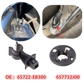 Car Fastener Hood Bonnet Rod Clamp Holder Support Clip Plastic Retainer-Suitable For J10 2006-2013/D40 65722-EB300 Plastic Hood Hood Shock-absorber Engine Bay Support Hood Hinge Support Hood