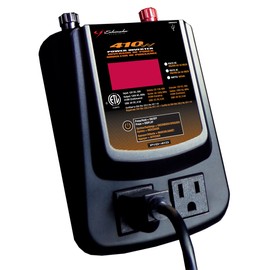 Schumacher PID-410 DC to AC Power Inverter - 400W - with AC and USB Power Ports to Power Mobile Devices, Gray