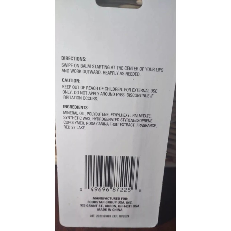 b-pure Rose Color Adapting Lip Balm Infused With Rose Oil-Brand
