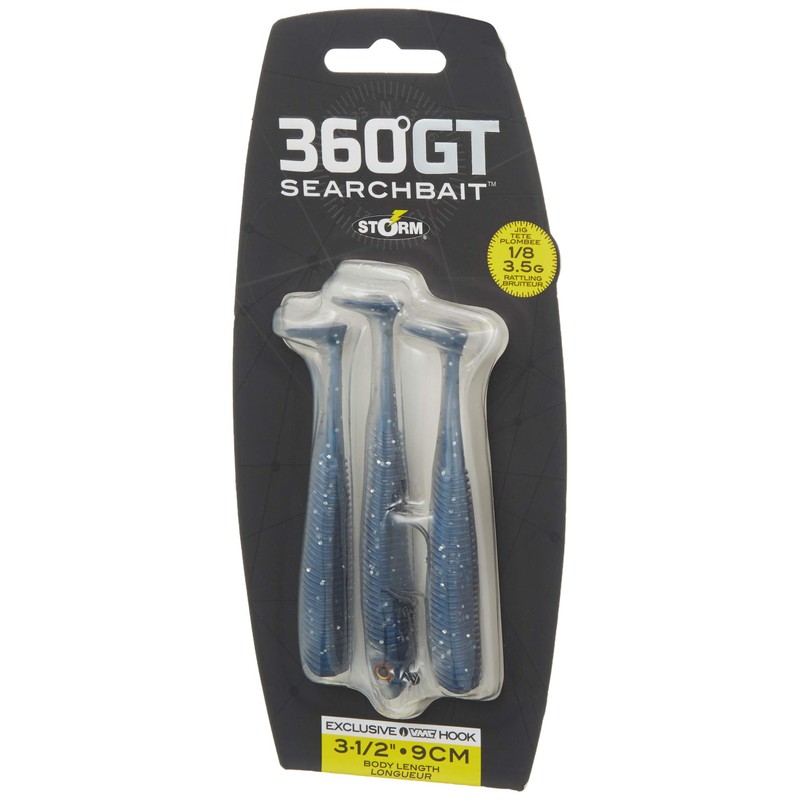 360GT Searchbait Minnow 4.5"- 1/4 oz Tru Blue