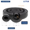 Leyso WR-RB3 Three Rings Burner with 2 Gas Pipes, 2
