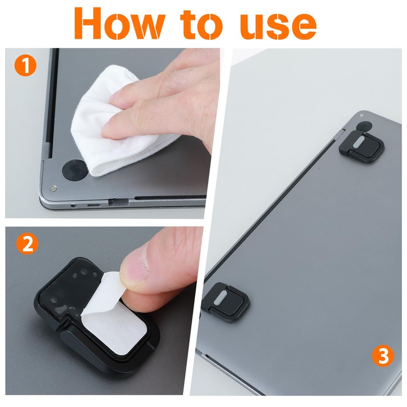 Apausvcm 2Pcs Keyboard Riser, Self-Adhesive Mini Keyboard Stand for Desk