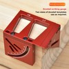 NS Juvyig 3D Multi Angle Measuring Ruler,Woodworking Square Tool Marking