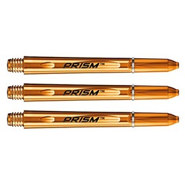 WINMAU Prism 1.0 Orange Medium Polycarbonate Dart Stems - 1 set per pack (3 shafts in total)