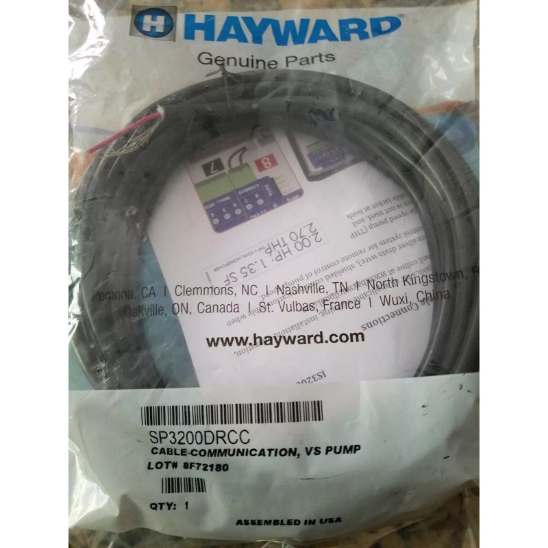 Hayward SP3200DRCC Communication Cable for Variable Speed Pumps