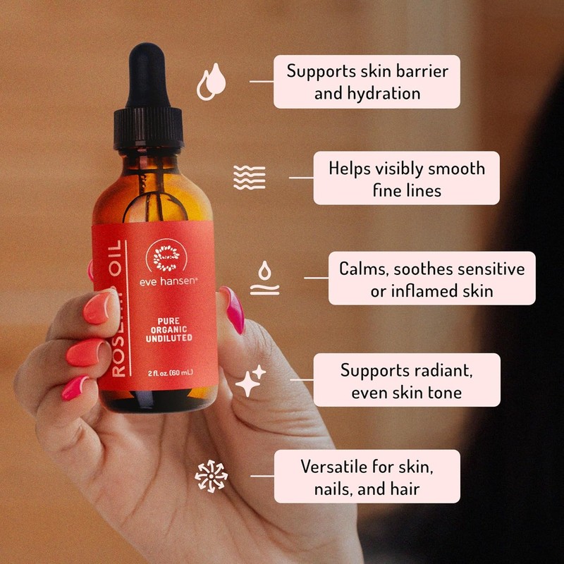 Eve Hanson Rosehip Oil - Organic Cold Pressed Seeds |Moisturizing