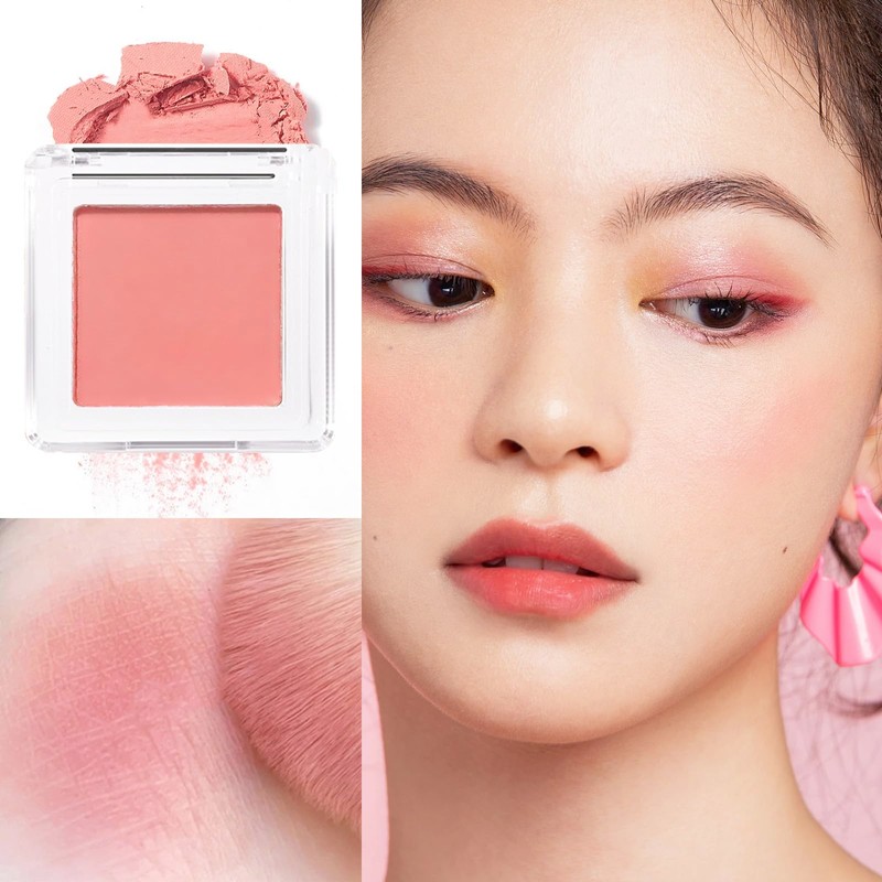 Blushers for Cheeks Make Up, 2PCS Pink Blush Palette Set,