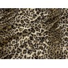 Super Luxury Faux Fur Fabric Material Smooth Leopard 1MTR