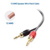 Cable Matters Heavy Duty 6 ft Speaker Wire 12 Gauge,