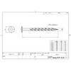 DAIDOHANT 10183083 Stainless Steel Round Head Power Screw Nails (Body