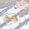 Set 3 Aplicadores Skincare Acrílico Masajeadores Tonificante