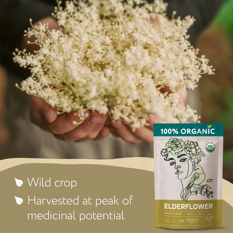 Super Value Pack 5 LB - Organic Elderflower Tea -