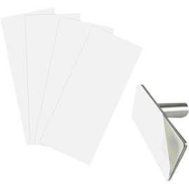 NoBrand Self-Adhesive Strips for Towel Holder, 3.35x1.57 inches, Pack of 4