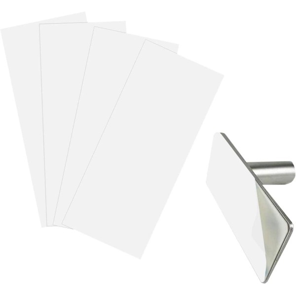 NoBrand Self-Adhesive Strips for Towel Holder, 3.35x1.57 inches, Pack of