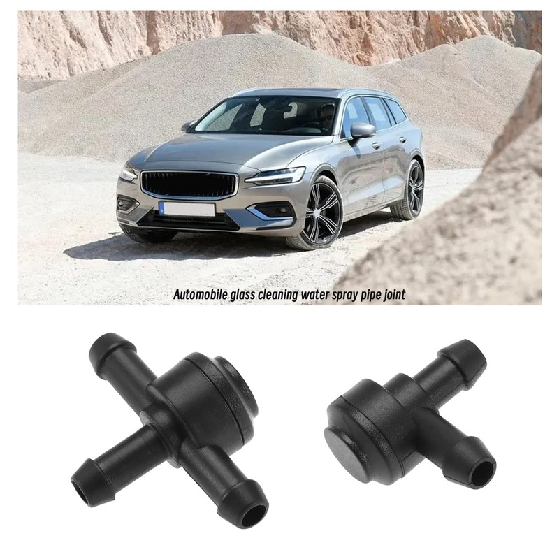 eMagTech 2PCS Car Windshield Washer Check Valve 2 Way &