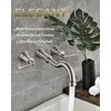 Roman Bathtub Faucet Wall Mount Widespread Tub Filler with Rough-in