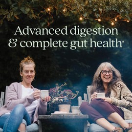 New Chapter All-Flora Probiotic for Advanced Digestion & Complete Gut Health with Prebiotics + Postbiotics, Clinical-Strength Strains, 100% Vegetarian, Non-GMO, Shelf Stable - 30 ct (1 Month Supply)