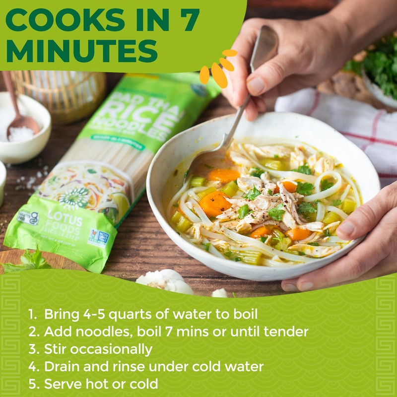 Lotus Foods Traditional Pad Thai Rice Noodles - Pad Thai