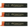 Faber-Castell 1.0 mm HB Super-Polymer Fineline Leads/Mines - 3 Packs