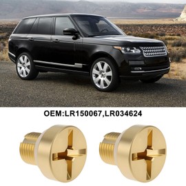 LT Easiyl 2PCS Brass Coolant Radiator Bleed Screw LR150067 LR034624 Compatible with Land Rover 20102013
