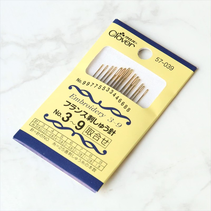 No.3 ~ 9 Clover France embroidery needle <57-039>