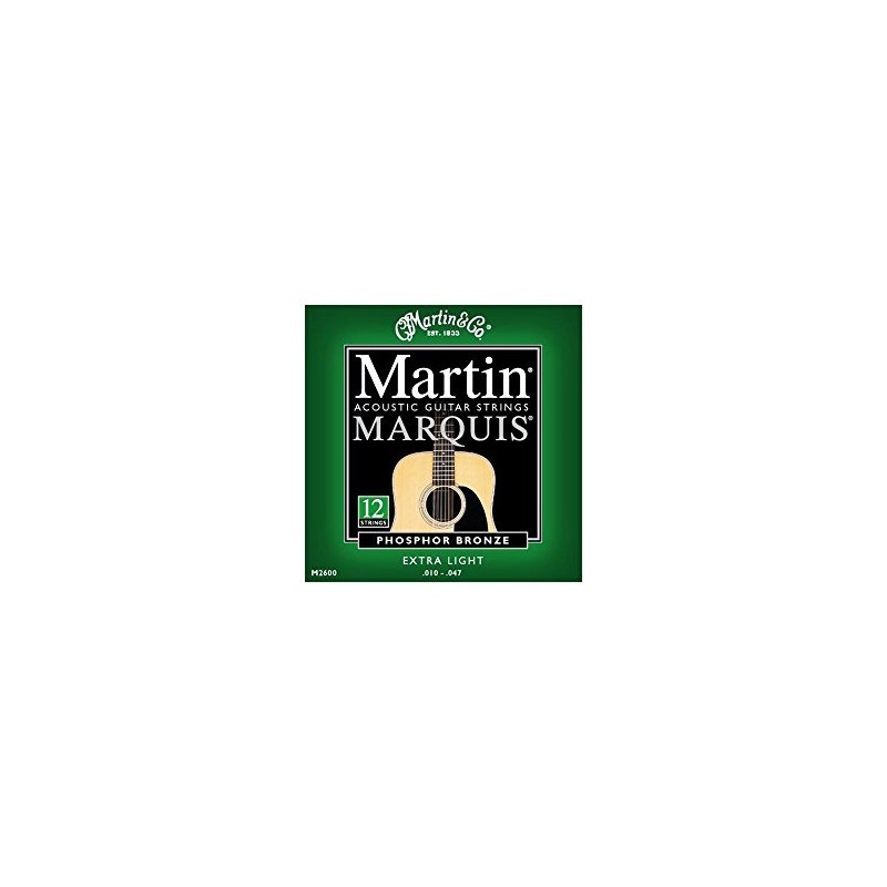C.F. Martin & Co. M2600 Bronze Acoustic Guitar Strings, Extra