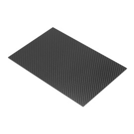 QUARKZMAN 3K Carbon Fibre Plate Panel Sheets, 300 x 200 x 3 mm Carbon Fibre Board Plate Flexible for RC Aircraft, Model Car, Car Parts (Twill Mat)
