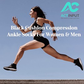 ACTINPUT Compression Socks Plantar Fasciitis for Women Men - 8-15 mmHg Best for Athletic,Support,Flight Travel,Nurses,Hiking