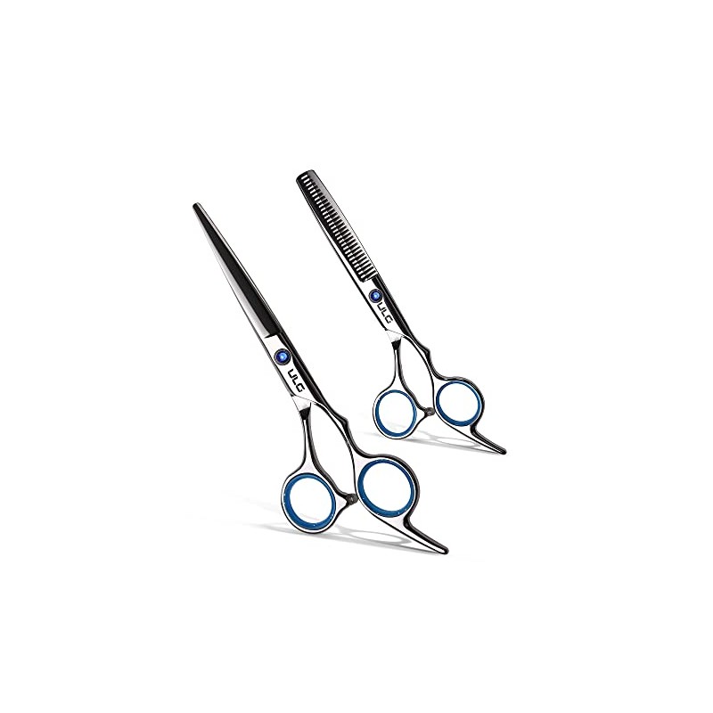 ULG Hair Cutting Scissors, Thinning Scissors Set, Professional Hairdressing Texturing