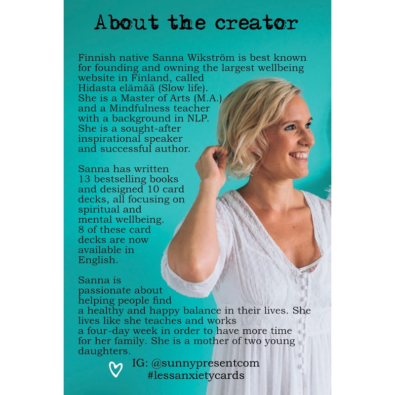 Sunny Present Empowering Questions Cards - 52 Self Care Cards