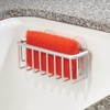InterDesign Metro Rustproof Aluminum Suction Sponge Holder for Kitchen Sink