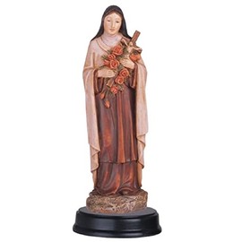 ICE ARMOR 5" H Saint Teresa Statue Saint Teresa of Avila Holy Figurine Religious Decoration Office Desk/Home/Living Room/Table Decor, Perfect House Warming Gifts for New Home
