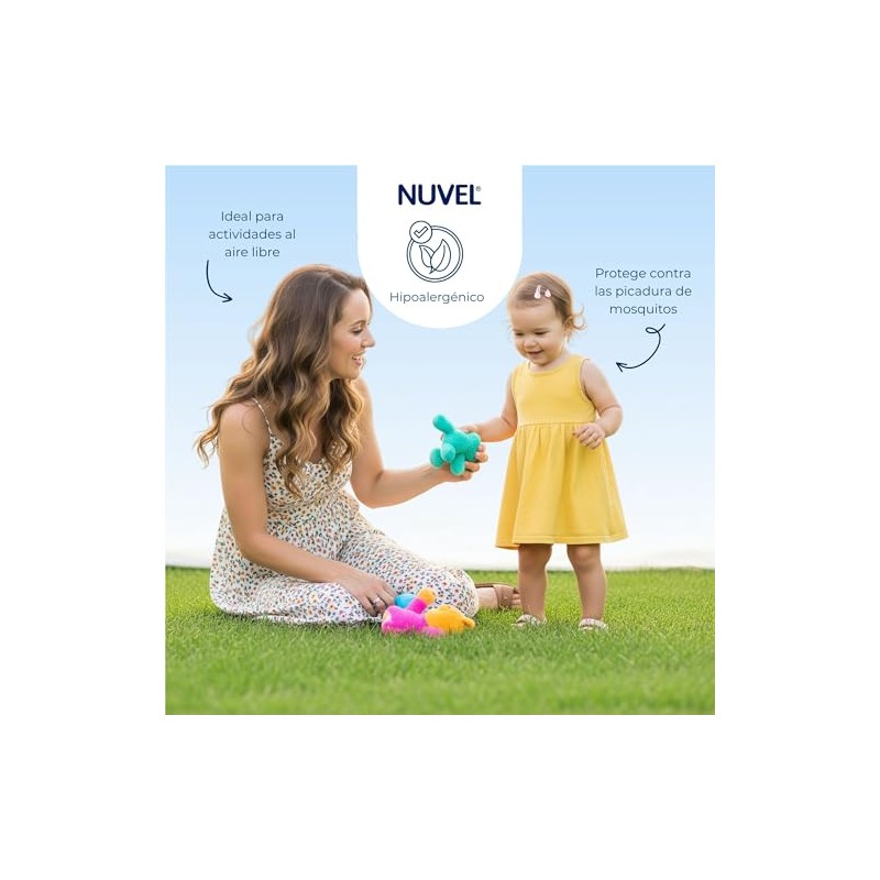 Repelente de Mosquitos Nuvel para Bebé 60 ml | Suave,