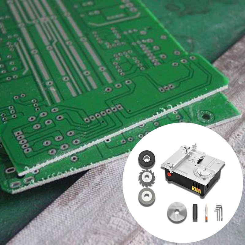 Precision Mini Electric Table Saw, DIY Hobby Handmade Woodworking Bench