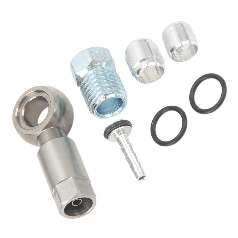 Bike Olive Hose Fittings Kit Stainless Steel Five Wire Body